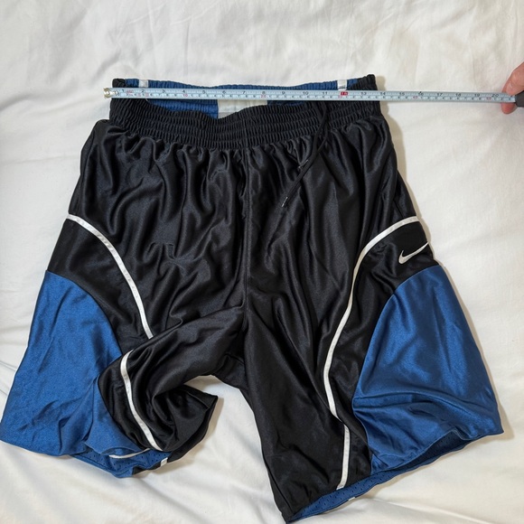 Nike Dazzle Basketball Shorts Reversible Dazzle Shiny Silk Y2K - Picture 4 of 6